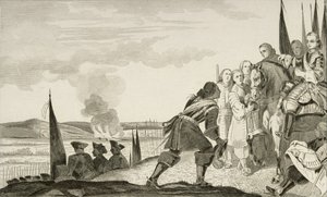 Luis XV (1710-74) en la Batalla de Fontenoy en 1745, de 