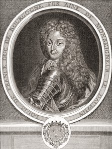 Luis de Francia, hijo de Francia, duque de Borgoña, 1682-1712. Hijo mayor de Luis, delfín de Francia, conocido como Le Petit Dauphin. De Les Heures Libres publicado en 1908. de French School