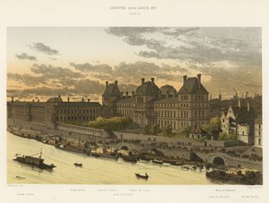 Louvre bajo Luis XIV, 1663 de French School