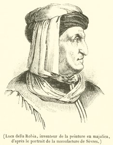 Luca della Robia, inventor de la pintura en mayólica de French School