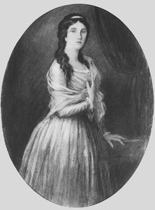 Lucile de Chateaubriand a los 25 años (litografía) de French School