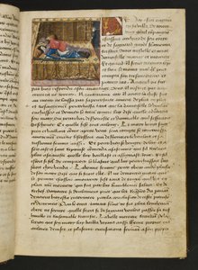 MS Hunter 252 012r Página de Cent Nouvelles Nouvelles, c.1461-62
