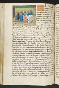 Página de Cent Nouvelles Nouvelles, c.1461-62 de French School