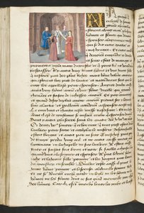 Página de Cent Nouvelles Nouvelles, c.1461-62 de French School