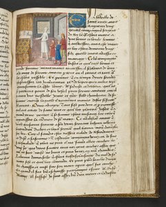 Página de Cent Nouvelles Nouvelles, c.1461-62 de French School