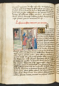 Página de Cent Nouvelles Nouvelles, c.1461-62 de French School
