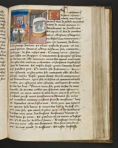 Página de Cent Nouvelles Nouvelles, c.1461-62 de French School