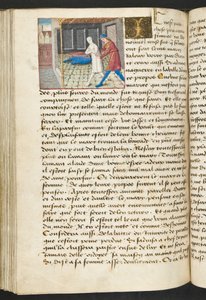 Página de Cent Nouvelles Nouvelles, c.1461-62 de French School