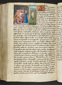 Página de Cent Nouvelles Nouvelles, c.1461-62 de French School