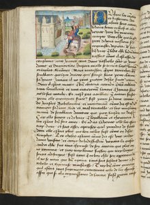 Página de Cent Nouvelles Nouvelles, c.1461-62 de French School