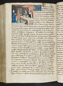 Página de Cent Nouvelles Nouvelles, c.1461-62 de French School