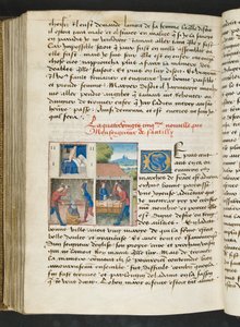Página de Cent Nouvelles Nouvelles, c.1461-62 de French School
