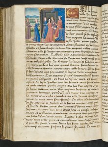 Página de Cent Nouvelles Nouvelles, c.1461-62