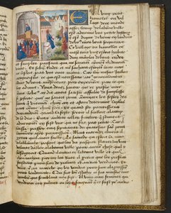 Página de Cent Nouvelles Nouvelles, c.1461-62 de French School