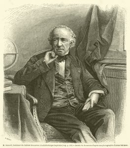 M Jomard, fundador del Gabinete de mapas en la Biblioteca Imperial de French School