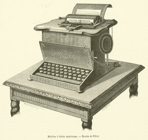 Máquina de escribir americana