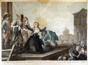 Madame Anne Elisabeth, hermana del rey Luis XVI (1764-1793), guillotinada de French School