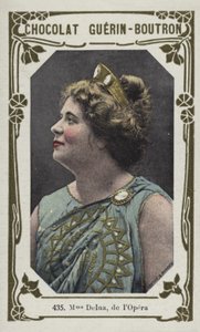 Madame Delna, de la Ópera de French School