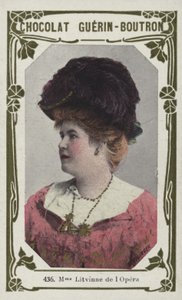 Madame Litvinne, de la Ópera de French School