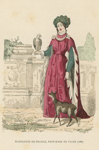 Magdalena de Francia, Princesa de Viana de French School