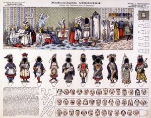 Mademoiselle Chouchou - Prueba de disfraces para carnaval: transformaciones. Siglo XIX