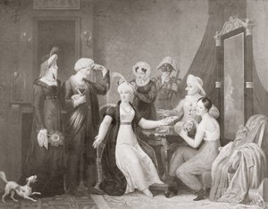 Mademoiselle Mars en Les Trois Sultanes de French School