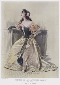 Mademoiselle Pannetier como Nelly en Falstaff de French School