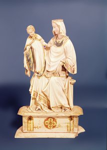 Madonna y el Niño de French School