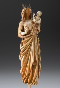 Madonna y Niño, c.1260-1290 de French School