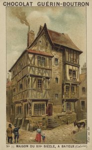 Casa del Siglo XIV, en Bayeux, Calvados de French School
