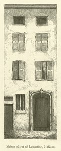 Casa donde nació Lamartine, en Macon