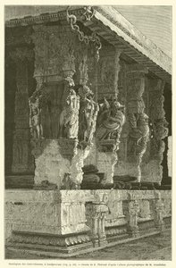 Mandapam de las Cien Columnas, en Condjeveram