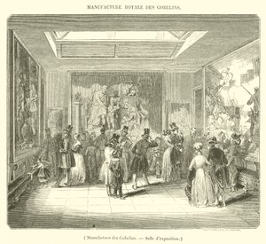 Manufactura de los Gobelinos, Sala de exposición de French School