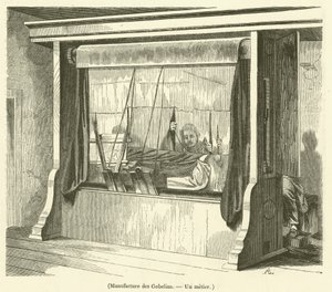 Manufactura de los Gobelinos, Un telar