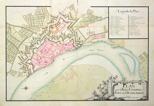 Mapa de Düsseldorf de French School