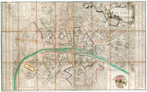 Mapa de París de French School