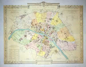 Mapa de París en 1789, 1887