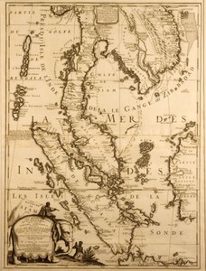 Mapa del sudeste asiático, 1687