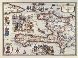 Mapa de la Isla de Haití, 1789