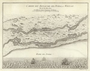 Mapa del Reino de Juida, o Whidah