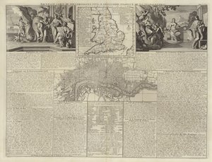 Mapa del gobierno civil de Inglaterra de French School