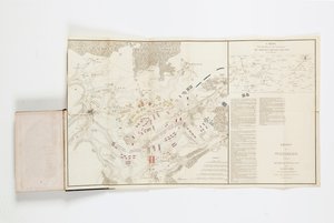 Mapa que muestra los movimientos de los mariscales Grouchy y Blucher