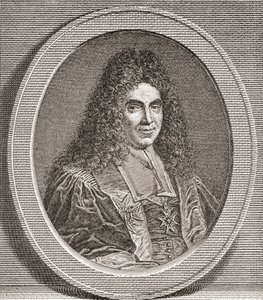 Marc-René de Voyer de Paulmy, primer marqués de Argenson, 1652-1721. Político francés. De Les Heures Libres publicado en 1908. de French School