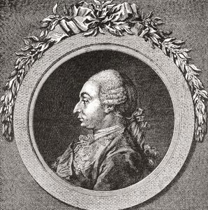 Marc Antoine René de Voyer, marqués de Paulmy y 3er marqués de Argenson, 1722-1787. Diplomático francés. De Les Heures Libres publicado en 1908 de French School