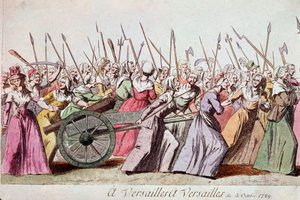 Marcha de las mujeres sobre Versalles, París, 5 de octubre de 1789