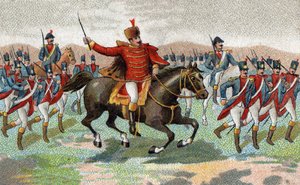 Mariscal Joachim Murat en la Batalla de Jena (Alemania, 14 de octubre) de French School