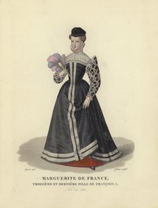 Margarita de Francia, tercera y más joven hija del rey Francisco I de Francia