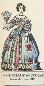 María Teresa de Austria, Esposa de Luis XIV de French School