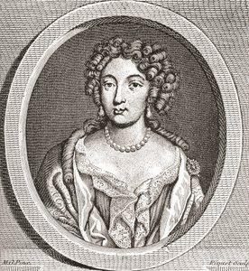 Marie Angélique de Scorailles, noble francesa y una de las muchas amantes de Luis XIV de French School
