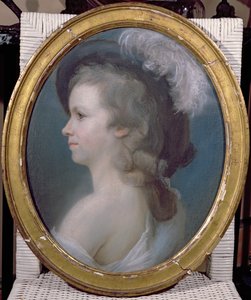 Marie Anne Paulze (1758-1836) como niña de French School